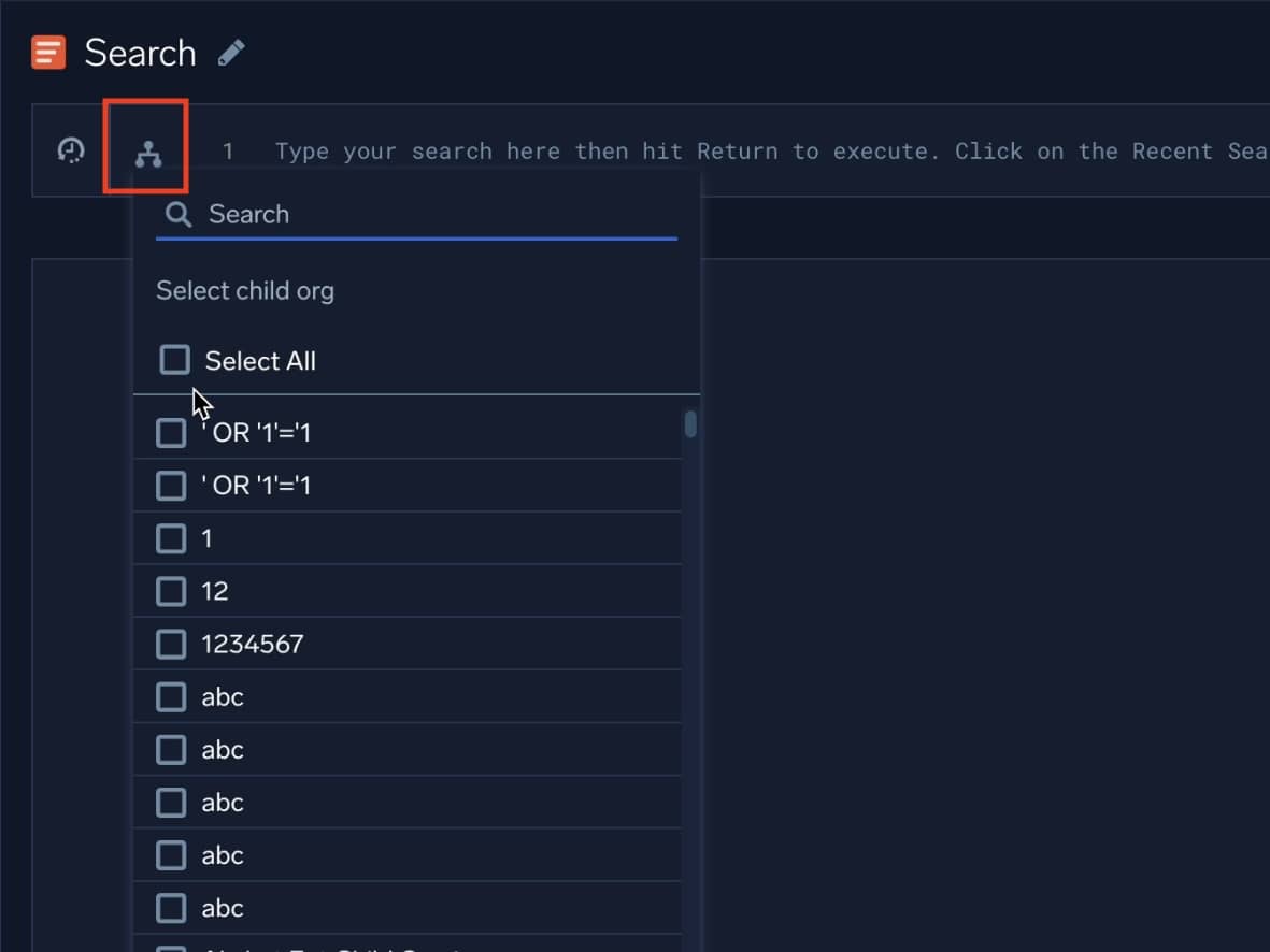 whatsnew child org dropdown
