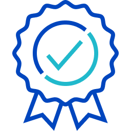 icon advanced certificates 2 color icon