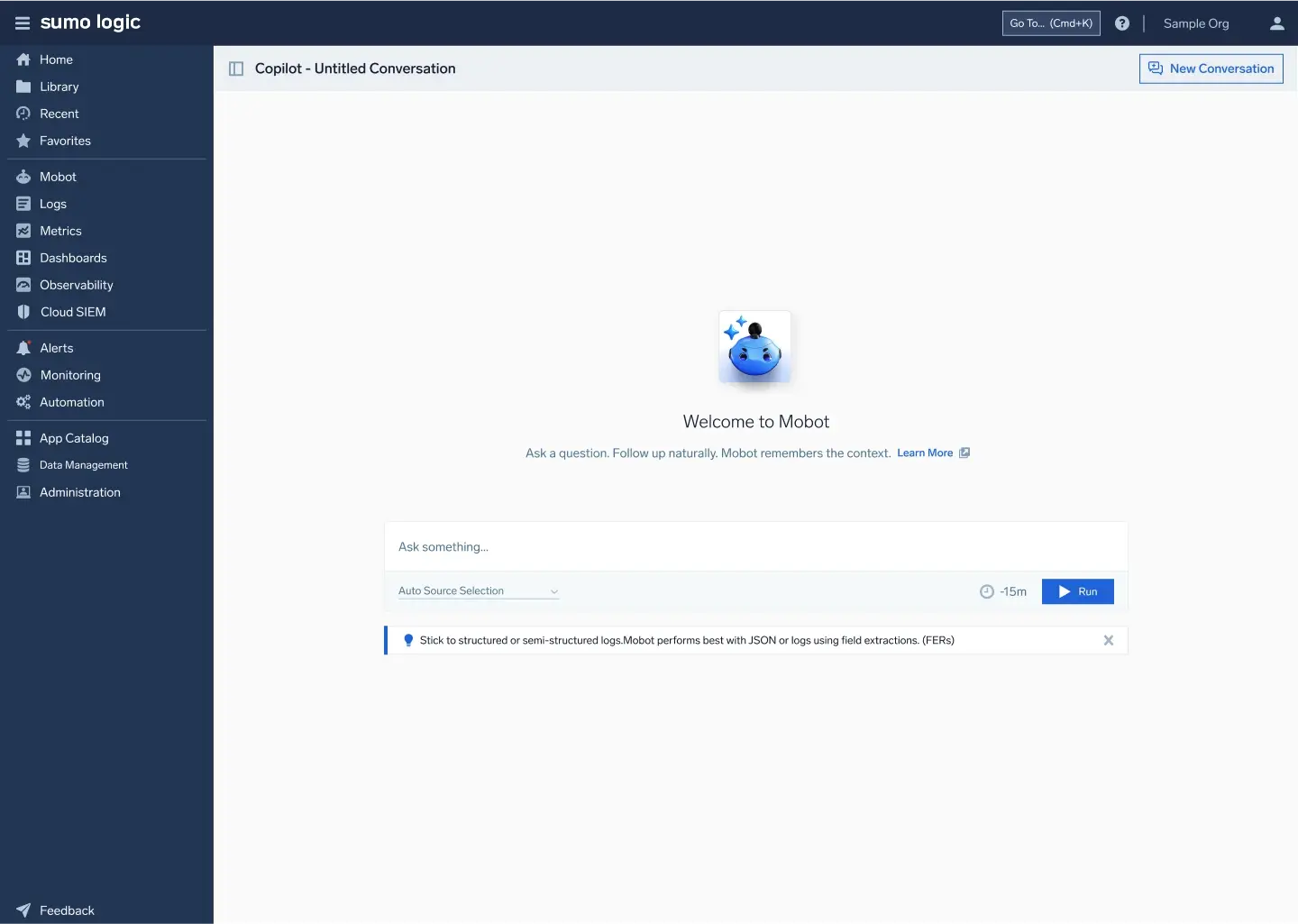 mobot convo start